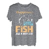 Happiness is A Big Fish And A Witness Fishing T-Shirt