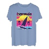 Bermuda Retro 80er Jahre Style Souvenir Strand T-Shirt