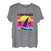 Bermuda Retro 80er Jahre Style Souvenir Strand T-Shirt