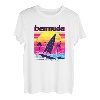 Bermuda Retro 80er Jahre Style Souvenir Strand T-Shirt