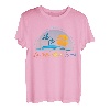 La Jolla Shores Beach CA California Souvenir Palme T-Shirt