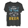 Fish With Beer - Fishing T-Shirt