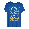Fish With Beer - Fishing T-Shirt