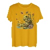Niedlicher Cottagecore Floral Frog Angeln Ästhetische Mädchen Grafik T-Shirt