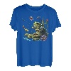 Niedlicher Cottagecore Floral Frog Angeln Ästhetische Mädchen Grafik T-Shirt