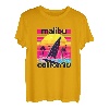 Malibu California Retro 80er Jahre Style Souvenir Beach T-Shirt