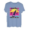 Malibu California Retro 80er Jahre Style Souvenir Beach T-Shirt