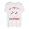 Herren Ugly Christmas Shirt für Männer Papa Jäger Jagd Hirsch Liebhaber T-Shirt
