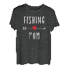 Fishing Mom Lustige Fischerfrau Mutter Angeln Geschenk Muttertag T-Shirt