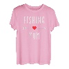 Fishing Mom Lustige Fischerfrau Mutter Angeln Geschenk Muttertag T-Shirt
