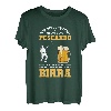 Herren Stören Sie mich nicht, Während Ich Angeln Habe Ein Bier Getragen T-Shirt