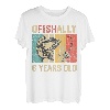 Ofishally 6 Years Old Funny Angeln Geburtstag Angler T-Shirt