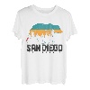 San Diego California Bear Grizzly Pride im Freien, Vintage-Stil T-Shirt