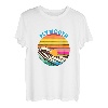 Plymouth Retro 1980er Jahre Style Beach T-Shirt