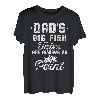 Fishing Fisherman Dad Immer auf den Punkt T-Shirt