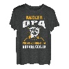 Herren Angler Opa Wie Ein Normaler Opa Nur Viel Cooler Angeln Fisch T-Shirt