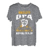 Herren Angler Opa Wie Ein Normaler Opa Nur Viel Cooler Angeln Fisch T-Shirt