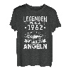 Legenden wurden 1962 geboren Geburtstag Fisch Angeln Angler T-Shirt