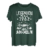 Legenden wurden 1962 geboren Geburtstag Fisch Angeln Angler T-Shirt