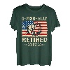 Ruhestand 2023 Fisherman O-Fish-Ally Flag USA Retired 2023 T-Shirt
