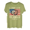 Ruhestand 2023 Fisherman O-Fish-Ally Flag USA Retired 2023 T-Shirt