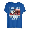 Ruhestand 2023 Fisherman O-Fish-Ally Flag USA Retired 2023 T-Shirt