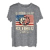 Ruhestand 2023 Fisherman O-Fish-Ally Flag USA Retired 2023 T-Shirt