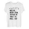 Boote... Mehr Spaß beim Einlegen als zum Herausziehen T-Shirt