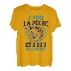 Angeln Ich liebe Angelrute Humor Fischer Fisch Geschenk T-Shirt