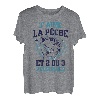 Angeln Ich liebe Angelrute Humor Fischer Fisch Geschenk T-Shirt