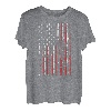 Amerikanische Flagge Angelrute Firherman Dad Opa T-Shirt