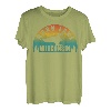 Manson Lake, Nord-Wisconsin, Sonnenuntergang, Loon T-Shirt