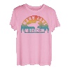Manson Lake, Nord-Wisconsin, Sonnenuntergang, Loon T-Shirt