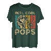 Vatertagsgeschenk, lustige Angelrolle, coole Pops T-Shirt