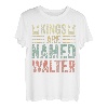 Kings Are Named Walter Shirt Lustiger Personalisierter Name T-Shirt