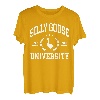 Silly Goose University Funny Goose On The Loose Funny Spruch T-Shirt