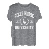 Silly Goose University Funny Goose On The Loose Funny Spruch T-Shirt