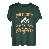 Angeln Geschenk Für Männer Fisher Angler Fishing Rute Zander T-Shirt