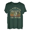 Ich bin netter, wenn ich angeln darf Lustiger Angelfischer T-Shirt