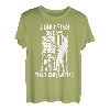 Ich fische nur an Tagen, die mit dem Angeln unter amerikanischer Flagge enden T-Shirt