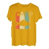 Lustige Retro Carp Fish Karpfen Fisch T-shirt Geschenk
