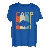 Lustige Retro Carp Fish Karpfen Fisch T-shirt Geschenk