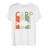 Lustige Retro Carp Fish Karpfen Fisch T-shirt Geschenk