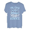 Yes I Talk To Myself When I'm Fishing Angler Geschenk T-Shirt T-Shirt