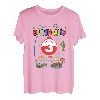 Party-Dekoration zum 3. Geburtstag für Jungen, zum 3. Geburtstag, zum Angeln T-Shirt