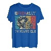 Ofishally 74 Years Old Lustiges Angeln Geburtstag Angler T-Shirt