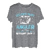 Angel Angler Angeln Vater Leg dich nicht mit einem Angler an T-Shirt