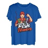 Herren Fischjäger Vintage T-Shirt