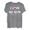 Lustiges Geschenk für Ehemann, mit Aufschrift  I love when my wife lets me go fishing  T-Shirt