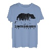 Santa Barbara California Bear Grizzly Pride im Freien, Vintage-Stil T-Shirt